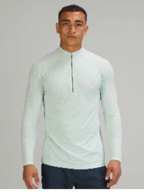 LULULEMON Metal Vent Half-Zip Performance shirt top L